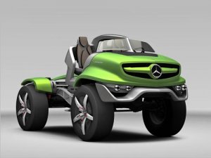 Mercedes-Benz Unimog Concept Car Poster Print on 10 mil Archival Satin Paper 16" x 12"