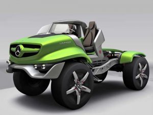 Mercedes-Benz Unimog Concept Car Poster Print on 10 mil Archival Satin Paper 16" x 12"