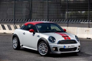 Mini Coupe 2012 Car Poster Print on 10 mil Archival Satin Paper 20" x 15"