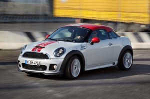 Mini Coupe 2012 Car Poster Print on 10 mil Archival Satin Paper 20" x 15"