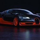 Bugatti Veyron Super Sport Car Poster Print on 10 mil Archival Satin Paper 24" x 16"