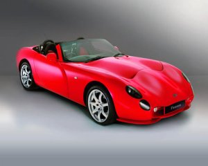 TVR Tuscan Convertible Car Poster Print on 10 mil Archival Satin Paper 36" x 24"