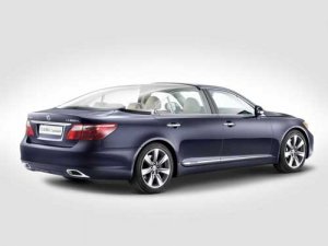 Lexus LS 600h L Landaulet Car Poster Print on 10 mil Archival Satin Paper 24" x 18"