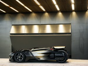 Peugeot EX1 Concept Car Poster Print on 10 mil Archival Satin Paper 24" x 18"