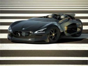 Peugeot EX1 Concept Car Poster Print on 10 mil Archival Satin Paper 36" x 24"