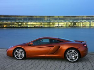McLaren MP4-12C Car Poster Print on 10 mil Archival Satin Paper 36" x 24"
