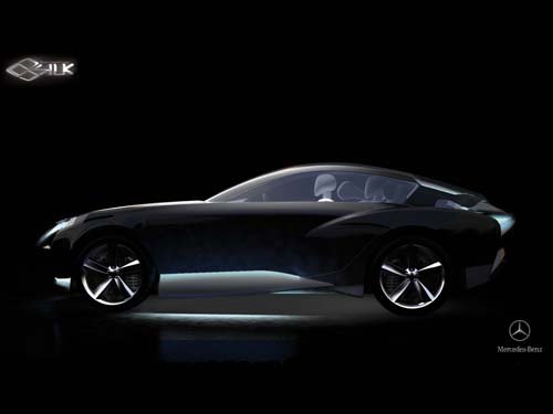 Mercedes-Benz Electric Sport Coupe Concept Car Poster Print on 10 mil Archival Satin Paper 24" x 18"