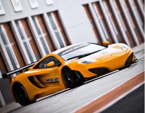 McLaren MP4-12C GT3 Coupe Car Poster Print on 10 mil Archival Satin Paper 20" x 15"