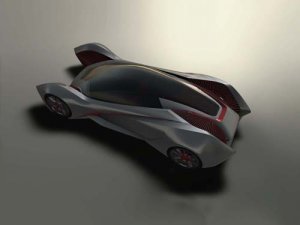 BMW Flex Concept Car Poster Print on 10 mil Archival Satin Paper 16" x 12"