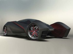 BMW Flex Concept Car Poster Print on 10 mil Archival Satin Paper 20" x 15"