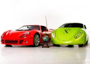 Li-lon Inzio and Wave II Car Poster Print on 10 mil Archival Satin Paper 21" x 15"
