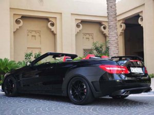 Brabus Mercedes E V12 Cabriolet Car Poster Print on 10 mil Archival Satin Paper 16" x 12"