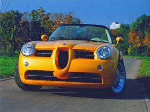 Cardi Body II Concept Car Poster Print on 10 mil Archival Satin Paper 16" x 12"