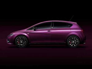 Seat Leon Pies Descalzos Car Poster Print on 10 mil Archival Satin Paper 16" x 12"