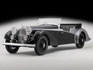 Alvis Roadster 4.3 Litre Car Poster Print on 10 mil Archival Satin Paper 20" x 15"