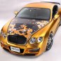 Bentley Continental ASI W66 GTS Gold Car Poster Print on 10 mil Archival Satin Paper 36" x 24"