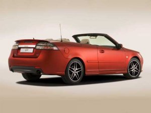 Saab 9-3 Convertible Independence Edition Car Poster Print on 10 mil Archival Satin Paper 36" x 24"