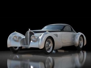 Delahaye USA Bella Figura Type 57S Car Poster Print on 10 mil Archival Satin Paper 20" x 15"