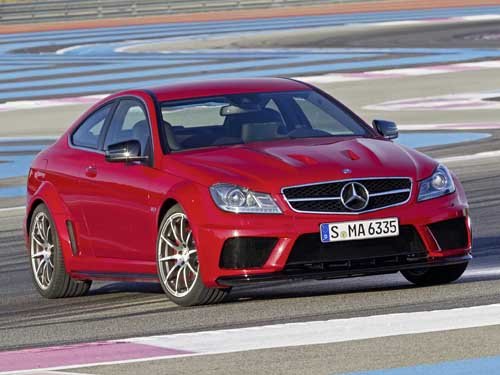 Mercedes-Benz C63 AMG Coupe Black Series Car Poster Print on 10 mil Archival Satin Paper 16" x 12"