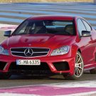 Mercedes-Benz C63 AMG Coupe Black Series Car Poster Print on 10 mil Archival Satin Paper 20" x 15"
