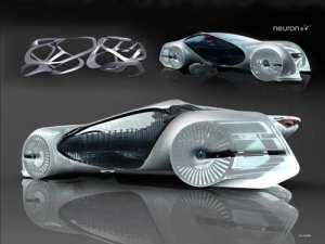 Ion Kettle Neuron Concept Car Poster Print on 10 mil Archival Satin Paper 32" x 24"