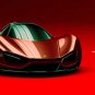 Ferrari XEZRI Project Concept Car Poster Print on 10 mil Archival Satin Paper 16" x 12"