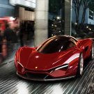 Ferrari XEZRI Project Concept Car Poster Print on 10 mil Archival Satin Paper 20" x 15"