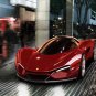 Ferrari XEZRI Project Concept Car Poster Print on 10 mil Archival Satin Paper 20" x 15"