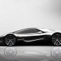 Ferrari XEZRI Project Concept Car Poster Print on 10 mil Archival Satin Paper 20" x 15"