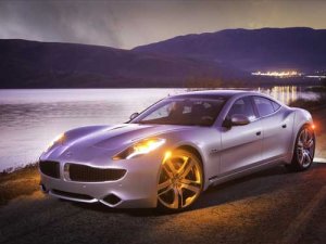 Fisker Karma Hybrid Car Poster Print on 10 mil Archival Satin Paper 16" x 12"