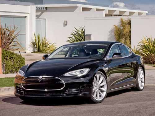 Tesla Alpha Model S Car Poster Print on 10 mil Archival Satin Paper 16" x 12"