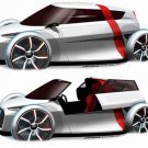 Audi Urban Concept Car Poster Print on 10 mil Archival Satin Paper  16" x 12"