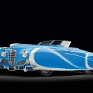 Delahaye 175 Roadster Car Poster Print on 10 mil Archival Satin Paper  16" x 12"