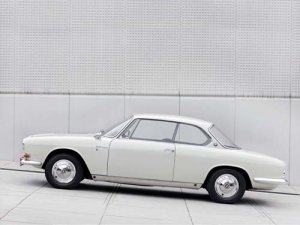 BMW 3200 CS Bertone (1965) Car Poster Print on 10 mil Archival Satin Paper  16" x 12"