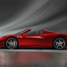 Ferrari 458 Spider (2013) Car Poster Print on 10 mil Archival Satin Paper 16" x 12"