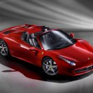Ferrari 458 Spider (2013) Car Poster Print on 10 mil Archival Satin Paper 20" x 15"