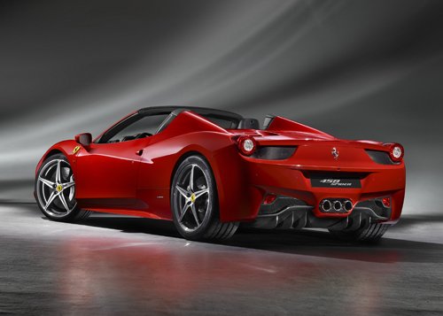 Ferrari 458 Spider (2013) Car Poster Print on 10 mil Archival Satin Paper 20" x 15"