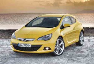 Opel Astra GTC Car Poster Print on 10 mil Archival Satin Paper 36" x 24'