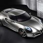 Alfa Romeo 4C Fluid Metal Concept (2011) Car Poster Print on 10 mil Archival Satin Paper 16" x 12"