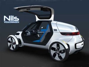 Volkswagen Nils Concept Car Poster Print on 10 mil Archival Satin Paper 16" x 12"
