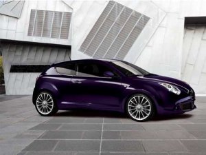 Alfa Romeo Mi.To Twinair Car Poster Print on 10 mil Archival Satin Paper 20" x 15"