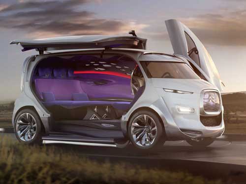 Citroën Tubik Concept Car Poster Print on 10 mil Archival Satin Paper 16" x 12"