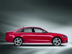 Audi S6 (2012) Car Poster Print on 10 mil Archival Satin Paper 36" x 24"