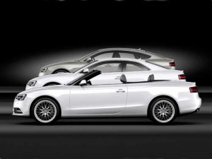Audi A5 Lineup (2012) Car Poster Print on 10 mil Archival Satin Paper 16" x 12"