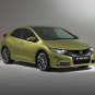 Honda Civic Hatchback (2012 ) Car Poster Print on 10 mil Archival Satin Paper 20" x 15"