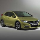 Honda Civic Hatchback (2012 ) Car Poster Print on 10 mil Archival Satin Paper 24" x 18"