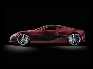 Rimac Concept One Car Poster Print on 10 mil Archival Satin Paper 36" x 24"