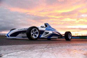 Ford Formula Car Poster Print on 10 mil Archival Satin Paper 20" x 15"