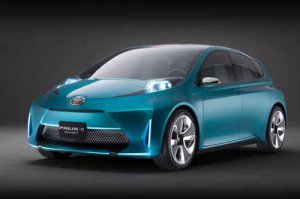 Toyota Prius c Concept Car Poster Print on 10 mil Archival Satin Paper 20" x 15"