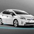 Toyota Prius Hybrid Car Poster Print on 10 mil Archival Satin Paper 24" x 16"
